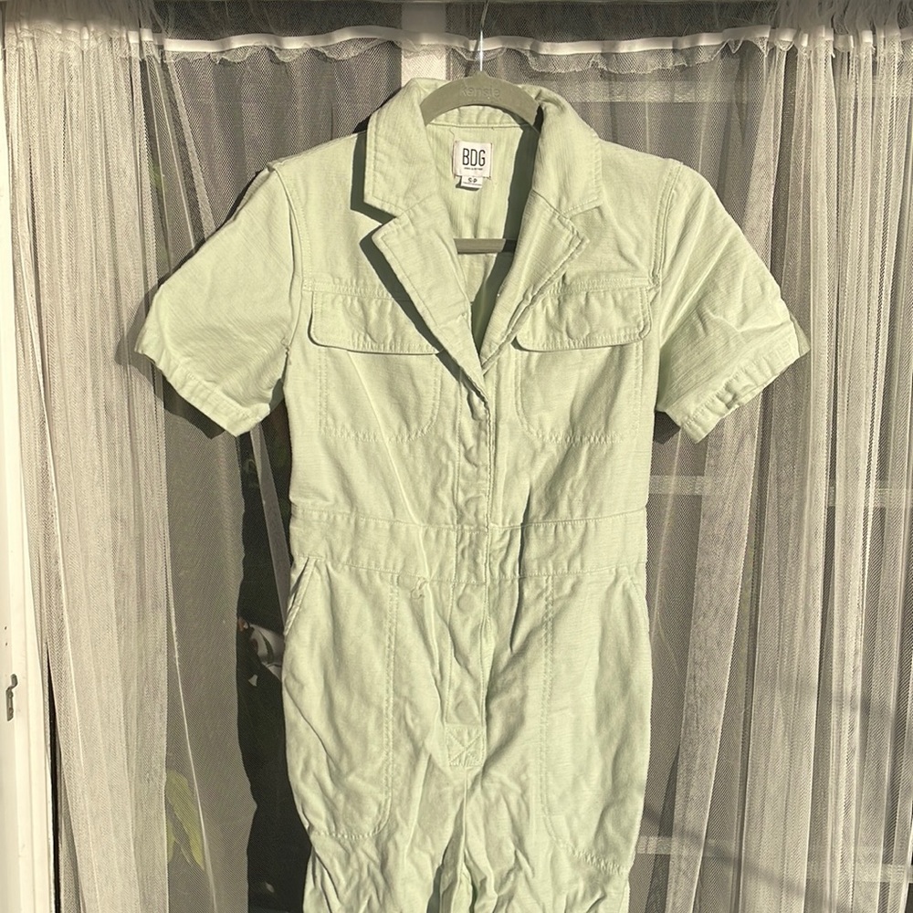 Mint urban outfitters jumpsuit